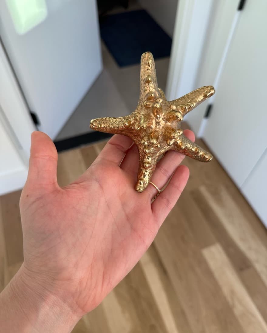 Gold Starfish Statement Bracelet - Image 4