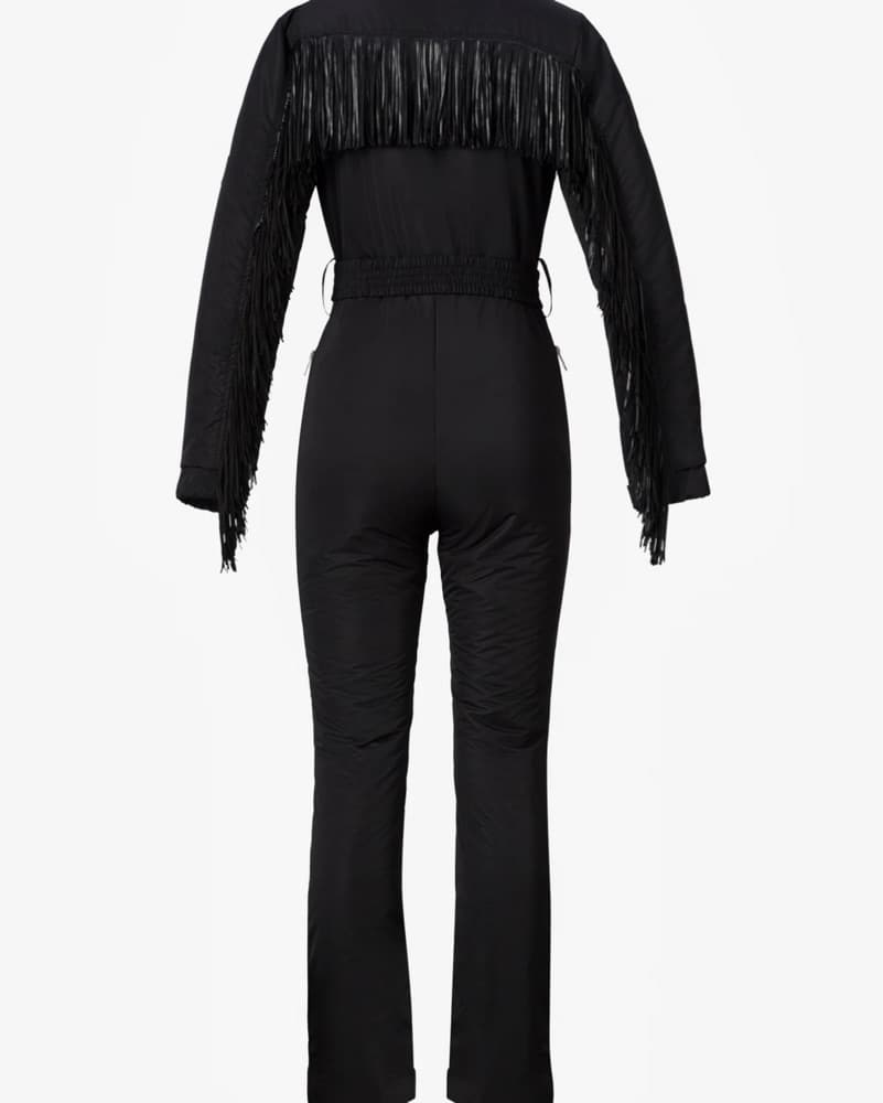 Black Cowgirl Fringe Ski Suit  - Image 4