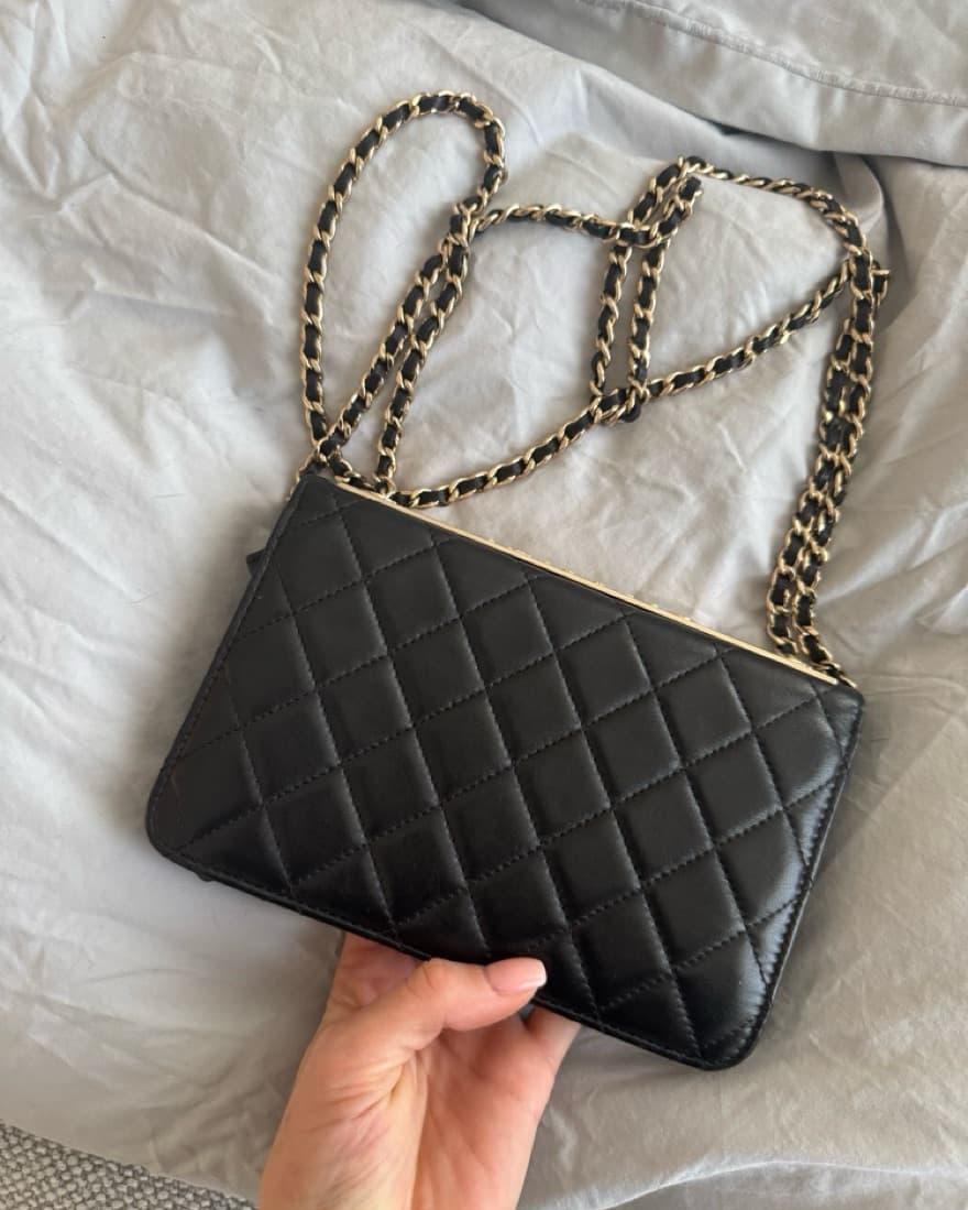 Chanel WOC Lambskin Quilted Bag - Image 3