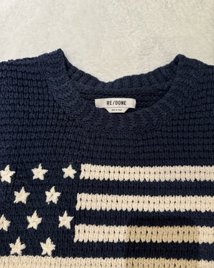 RE/DONE American Flag sweater - Image 2