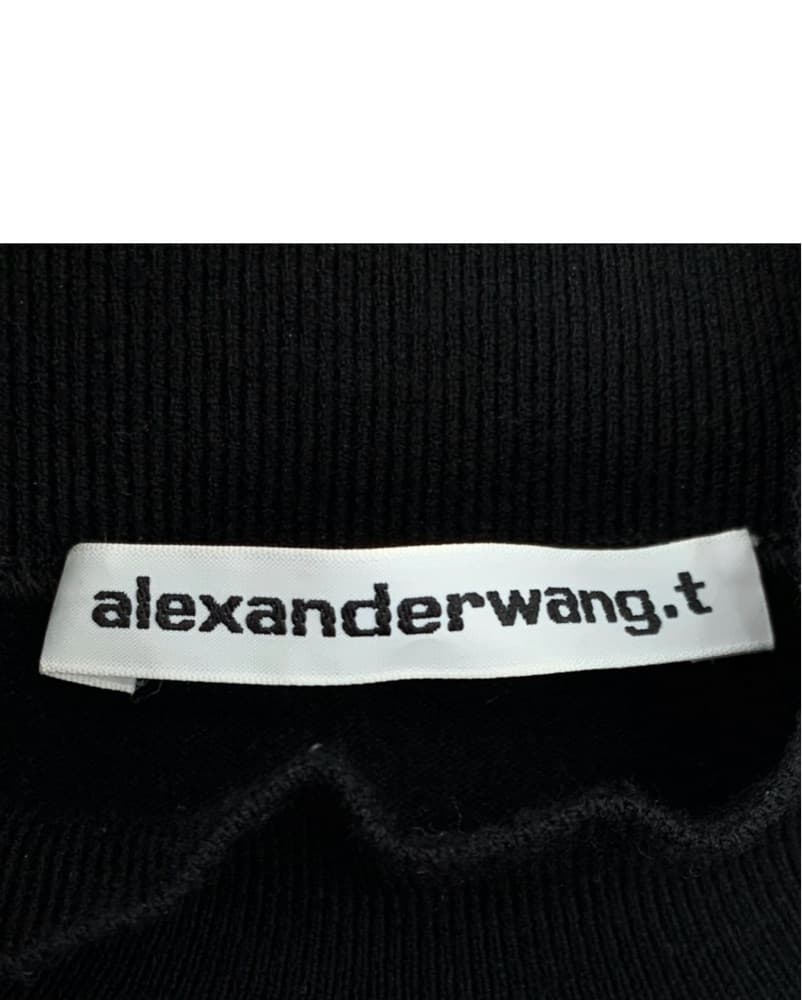 Alexander Wang Logo Black Shirt - Image 5