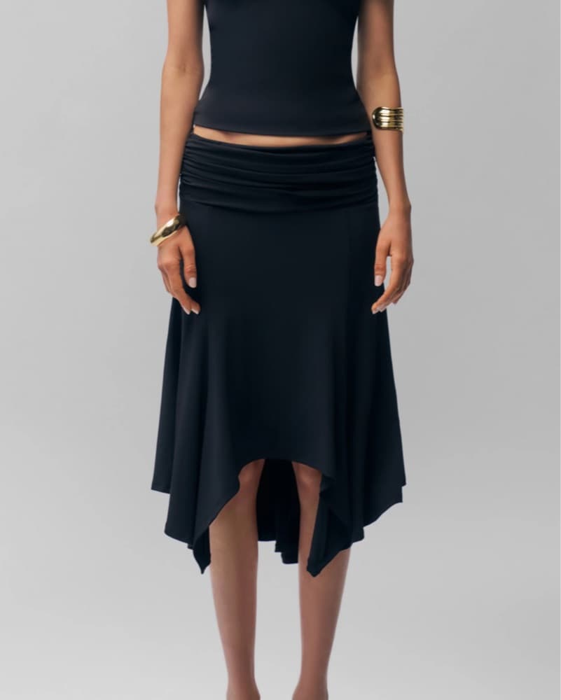 Danielle Guzio Soffiano Skirt - Image 2