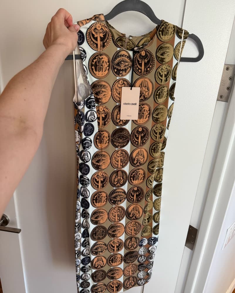 Roberto Cavalli Brand New Bodycon Dress - Image 1