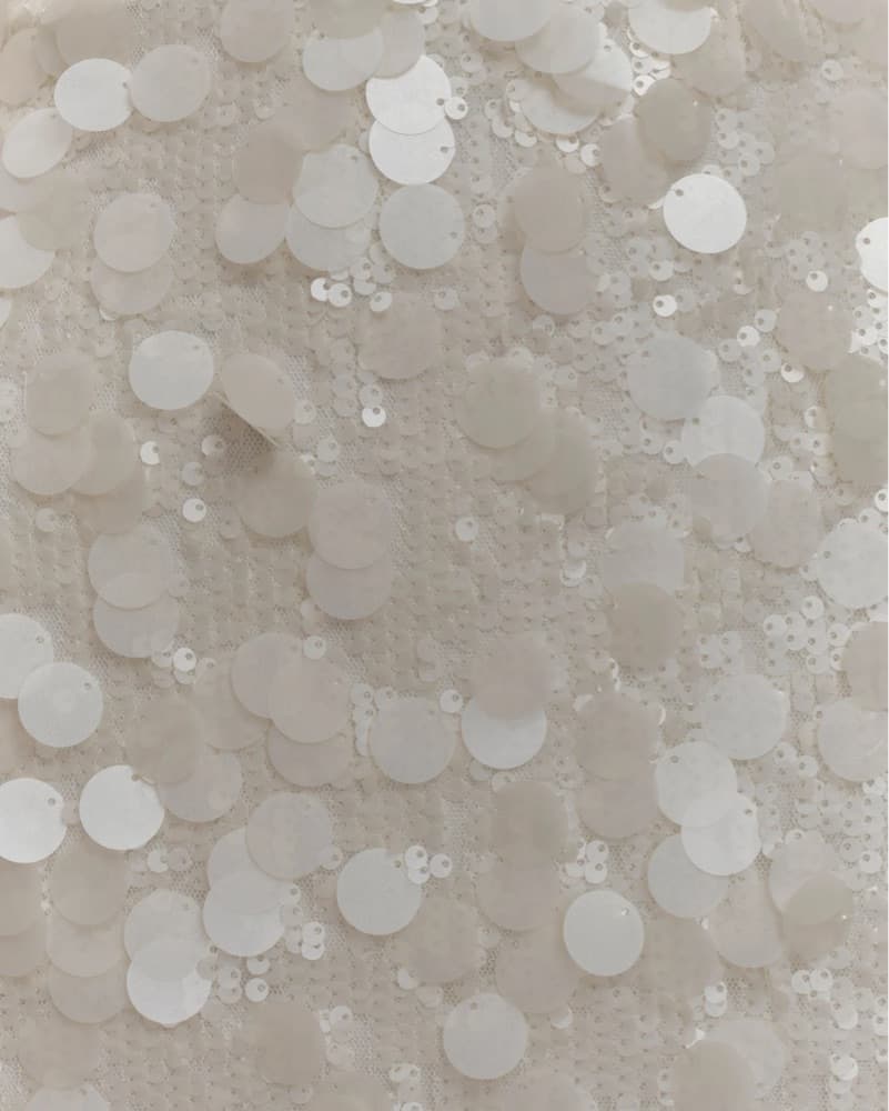 Meshki Romilly White Sequin Dress - Image 4