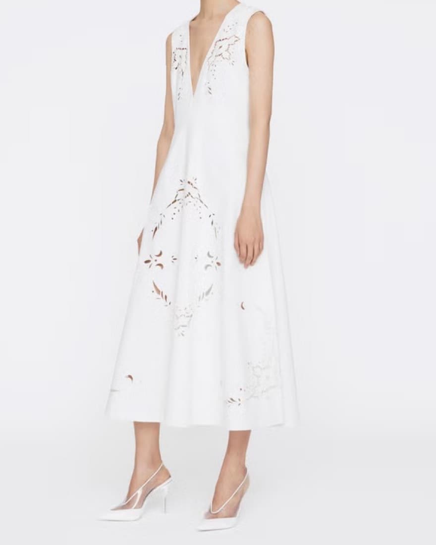 Stella McCartney Embroidered Denim Dress - Image 4