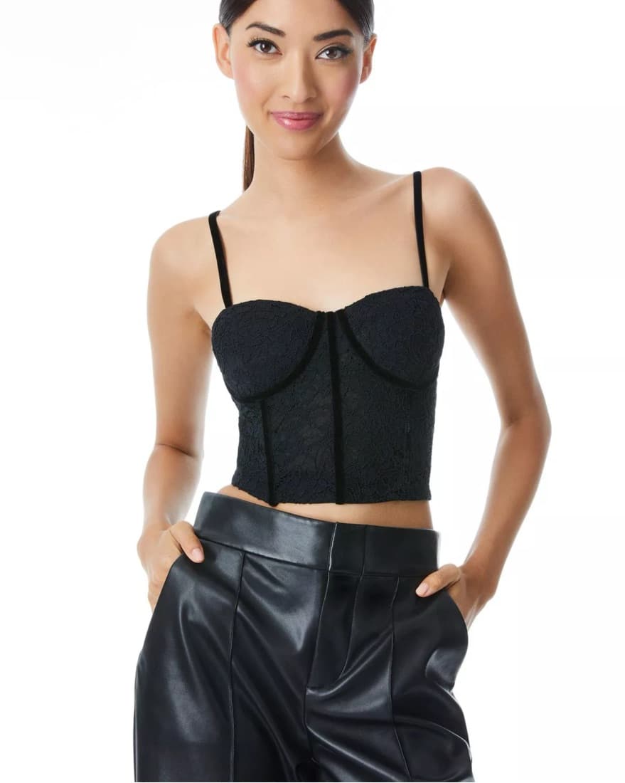 Alice And Olivia Lorette Lace Bustier   - Image 1