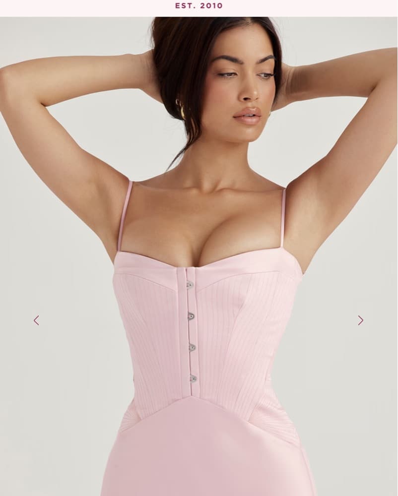 House Of CB pink Imogen Dress  - Image 4