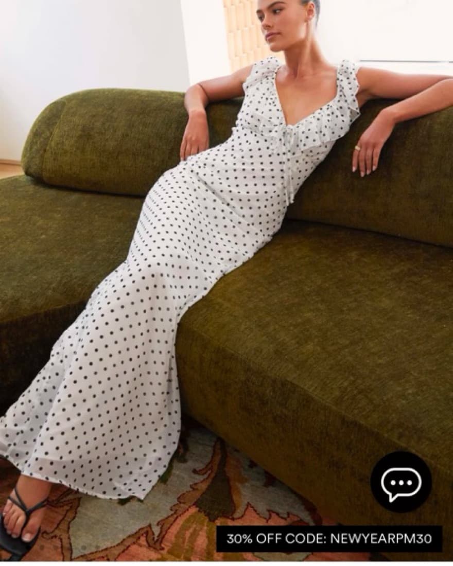 Chic Polka Dot Maxi Dress - Image 4