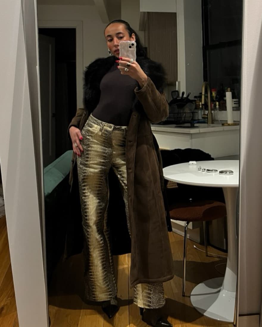 PLT Snakeskin Pants  - Image 4
