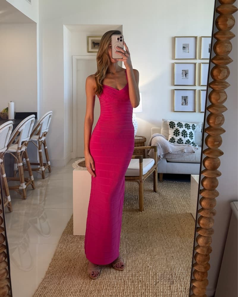 where to buy guest of wedding dresses Chiffon Mother the Bride Dress Long On Sale-Bridelily lightweight soft and comfortable Chanel Pink Tweed Pattern Shoe Size:UK 9 Beulah