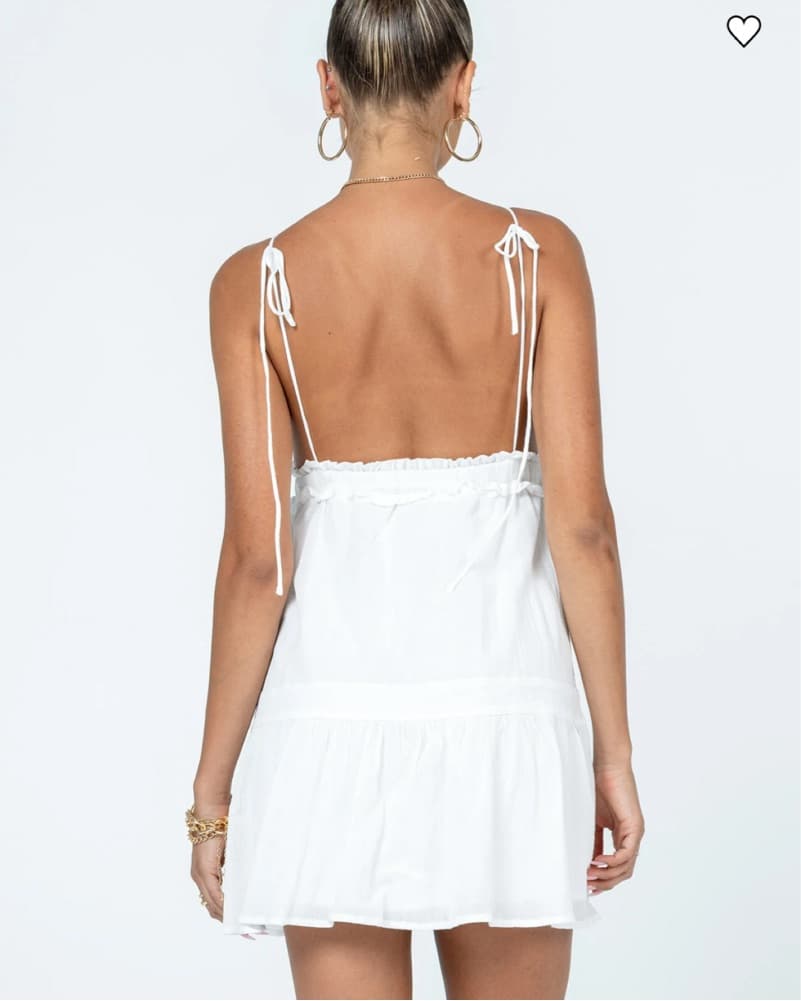 Mini White Dress - Image 5