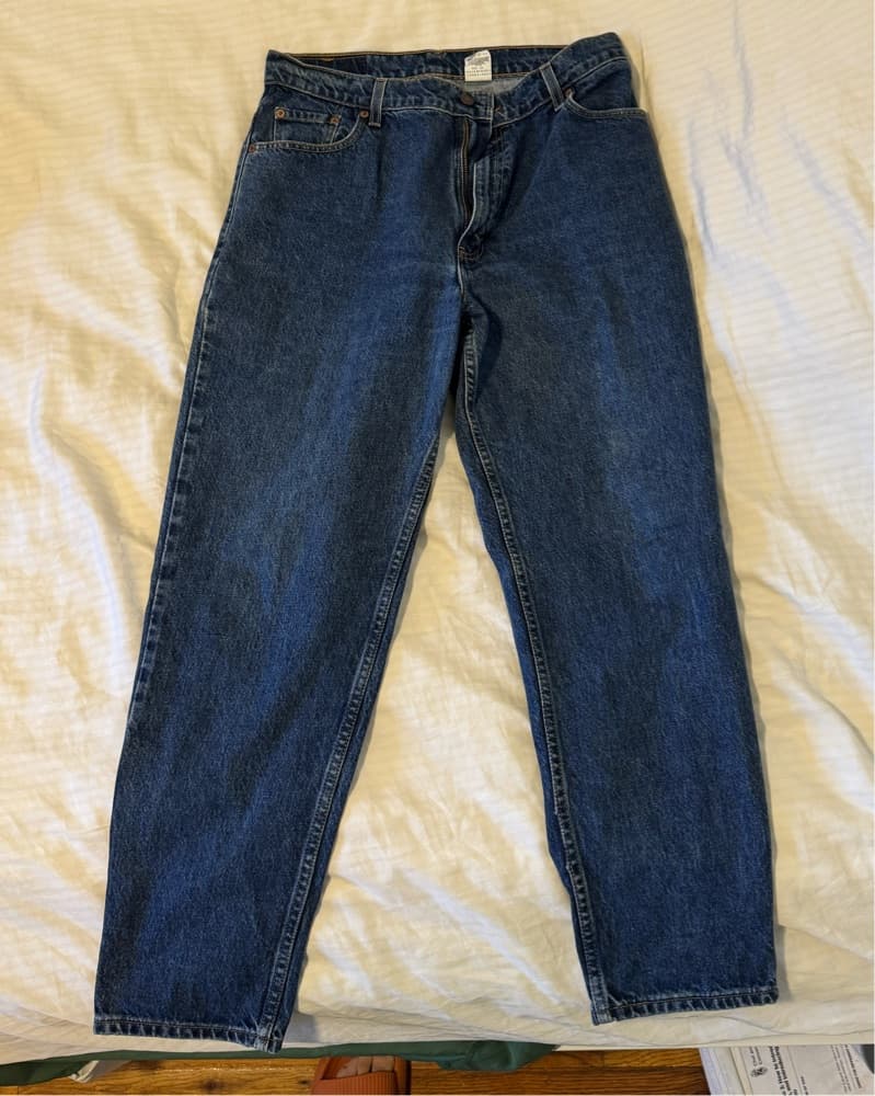 Vintage 550 Blue Denim Levis - Image 1