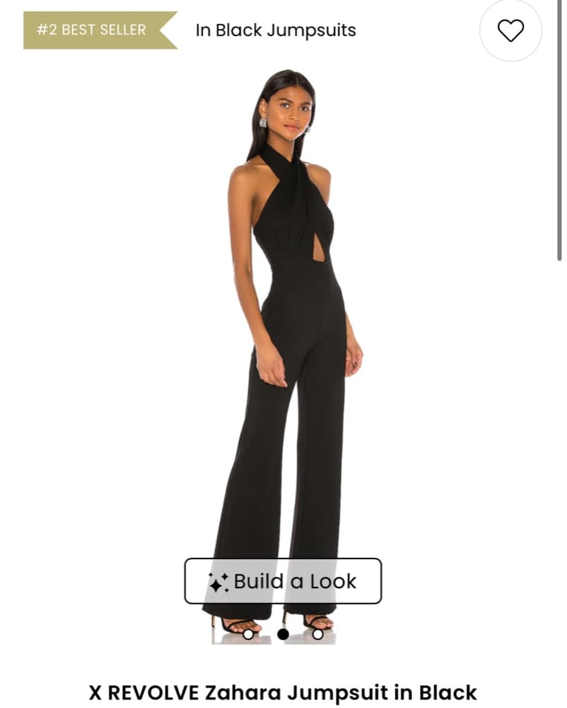 X REVOLVE Zahara Jumpsuit in Black - Image 4