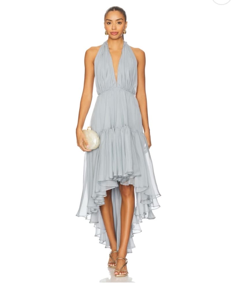 Leona High Low Ruffle Dress - Image 1