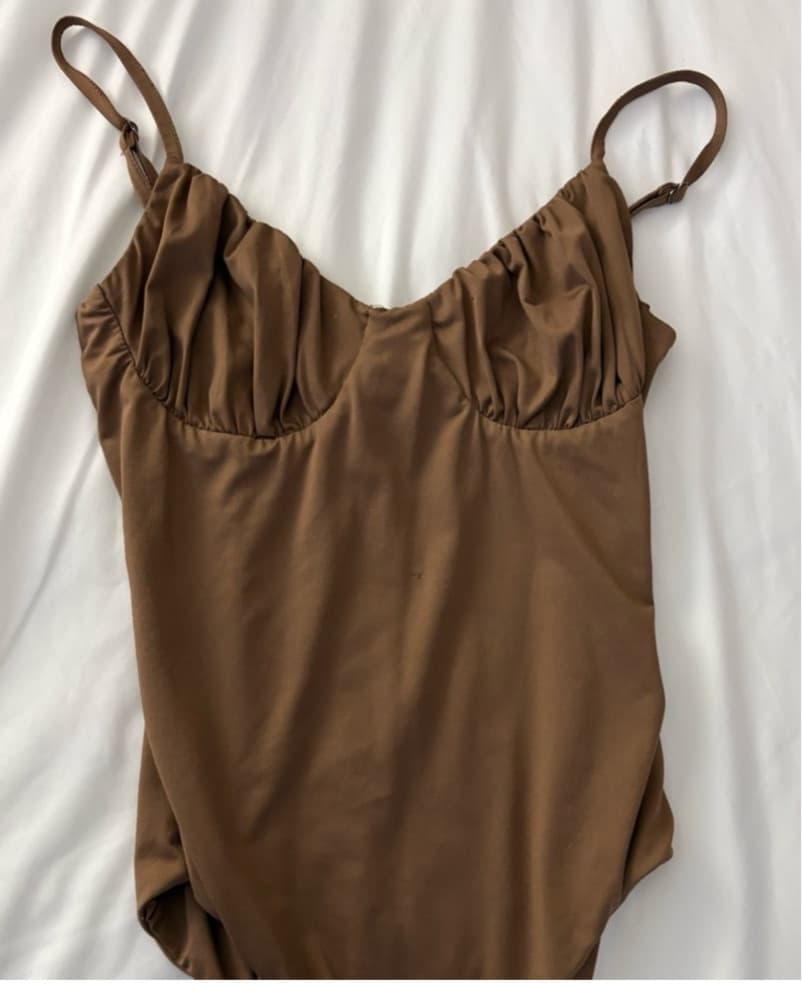 Princess Polly Brown Bodysuit - Image 1
