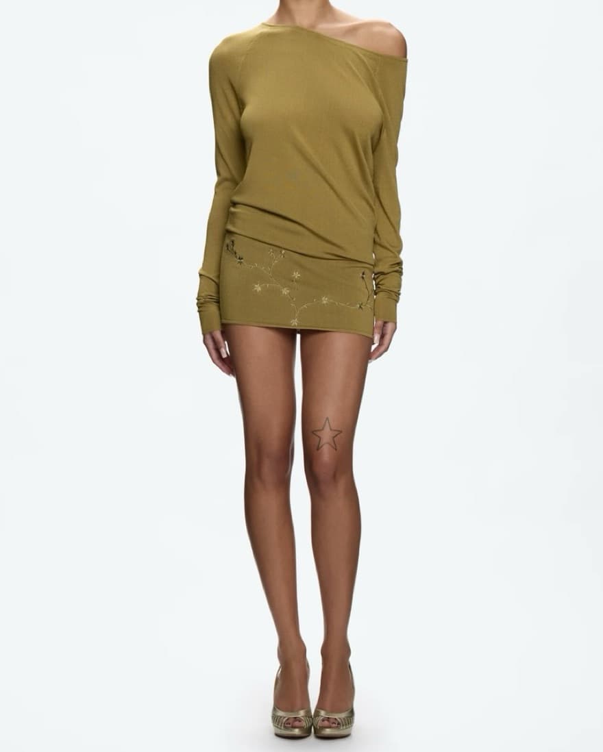 TankAir Baby Leaf Mini Dress - Image 1