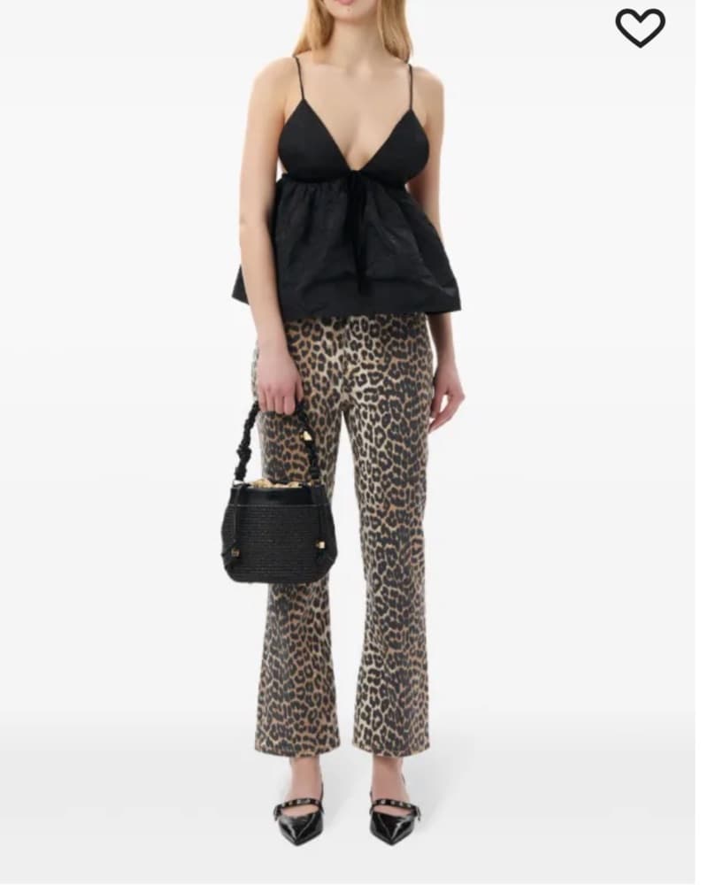 Ganni Floral Jacquard Tank Top - Image 2