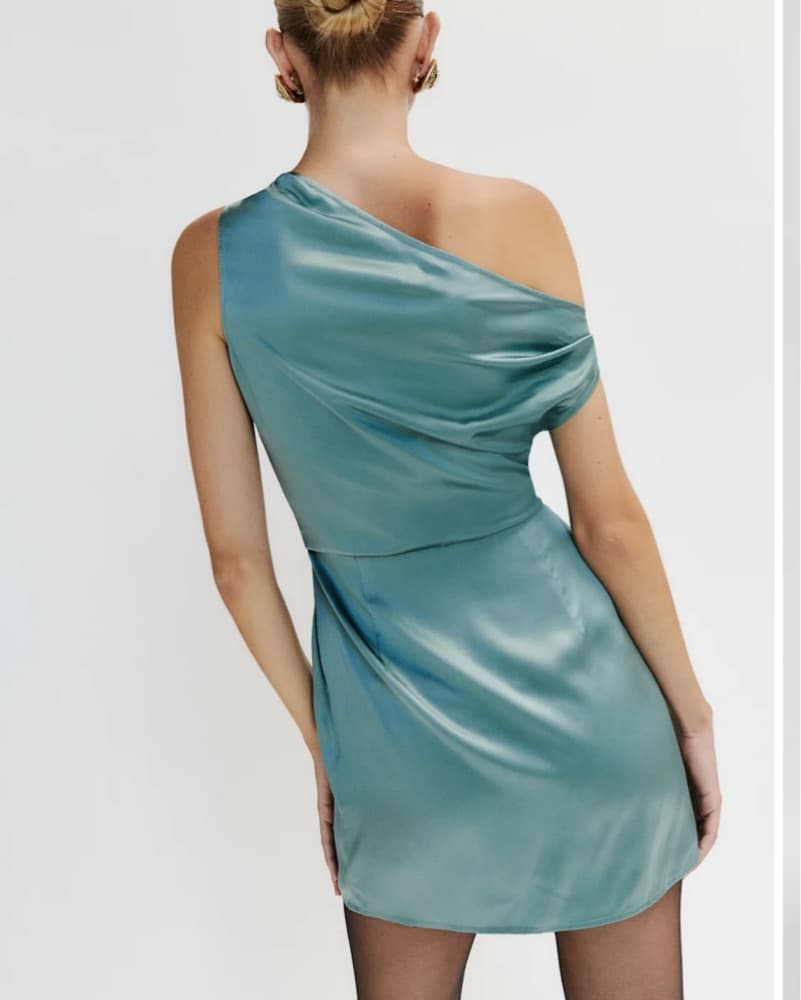 Reformation Alanis Sill Dress - Image 3