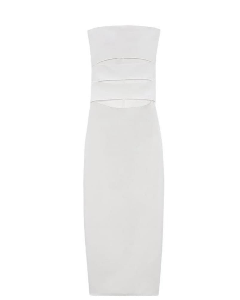 Cut-Out White Dress - Image 4