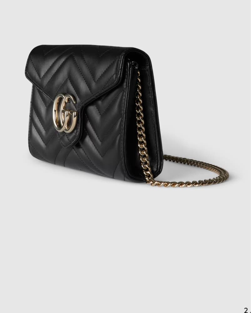 Gucci GG Black Marmont Bag - Image 3
