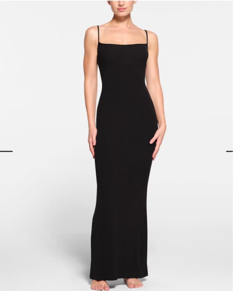 Soft Lounge Long Slip Dress - Image 1