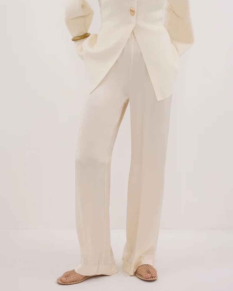 DISSH Satin Pant Cream - Image 2