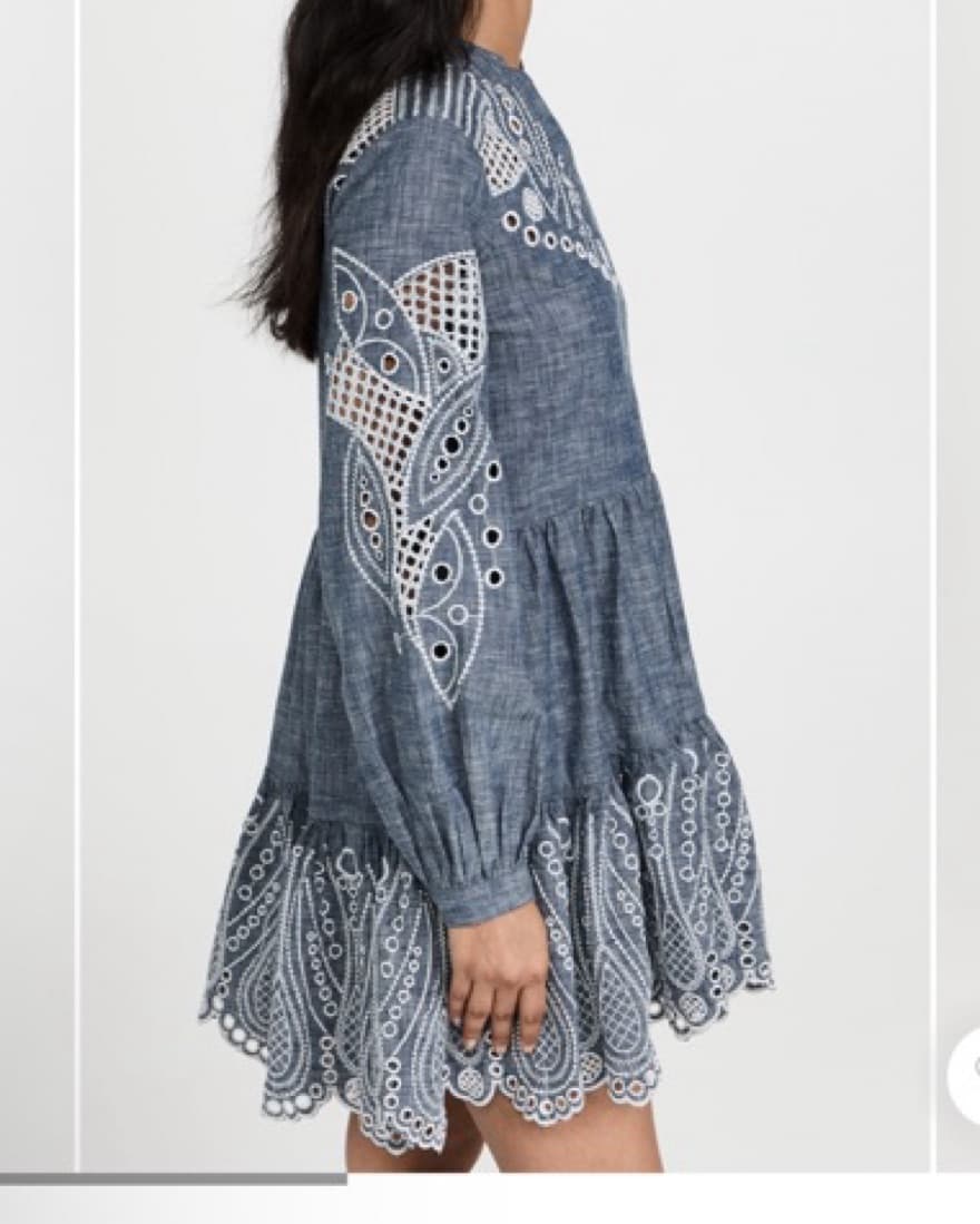Veronica Beard Chambray Ariana Dress - Image 3