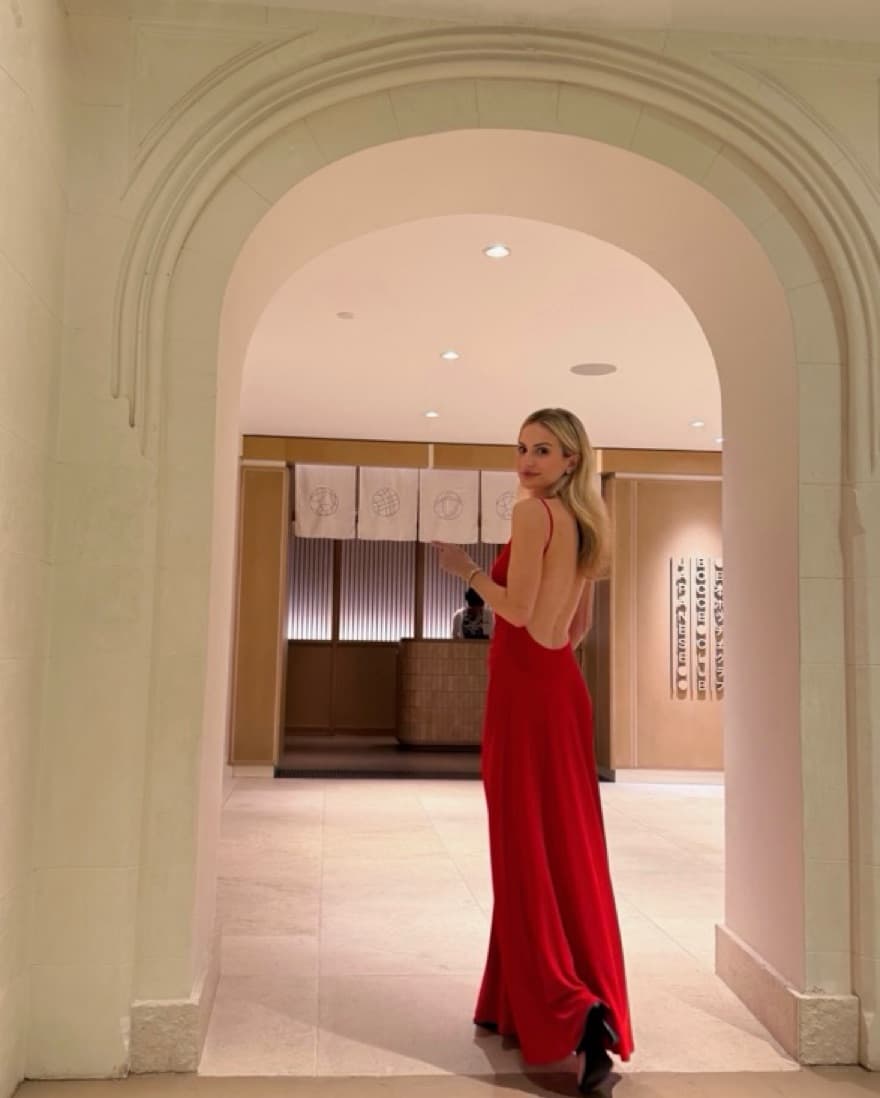 One Mile Sammy Red Dress - Image 2