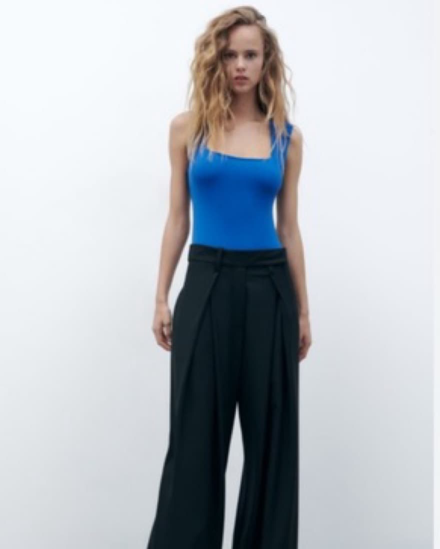 Zara Blue Bodysuit  - Image 4