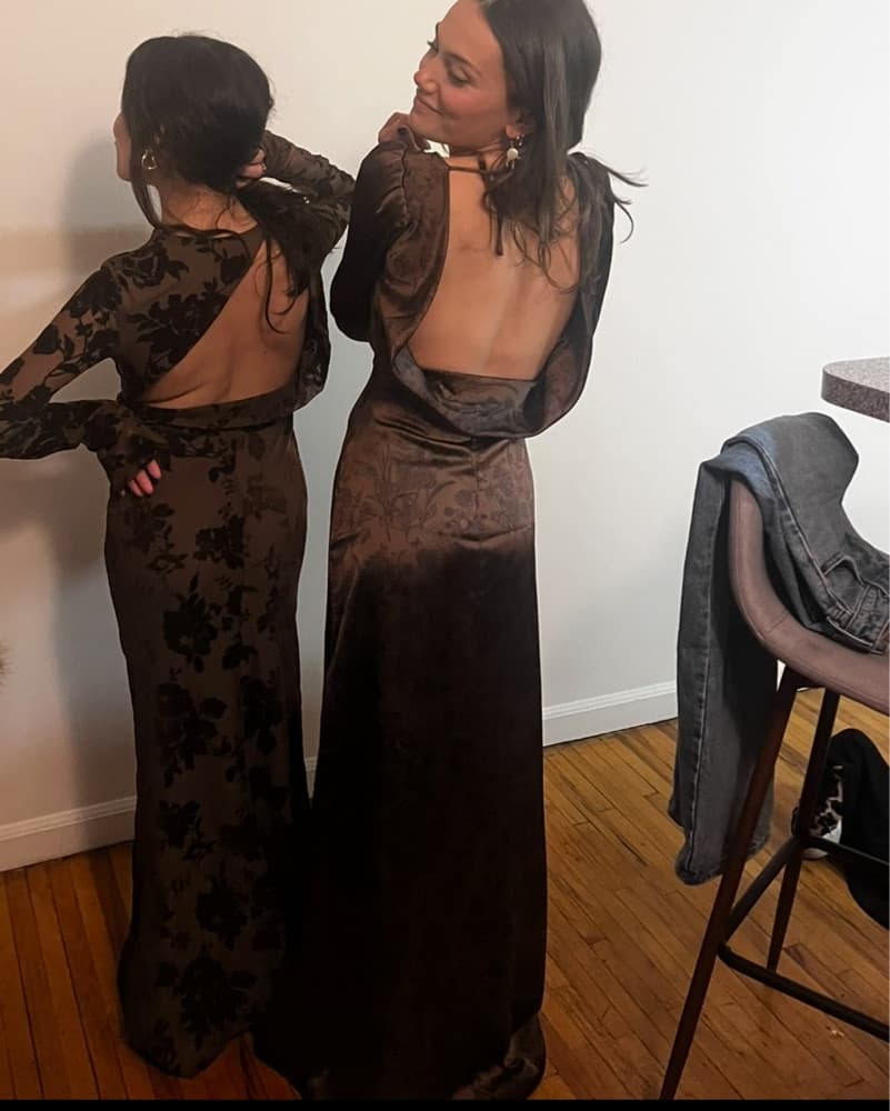 WeWoreWhat Brown Open Back Maxi Dress - Image 2