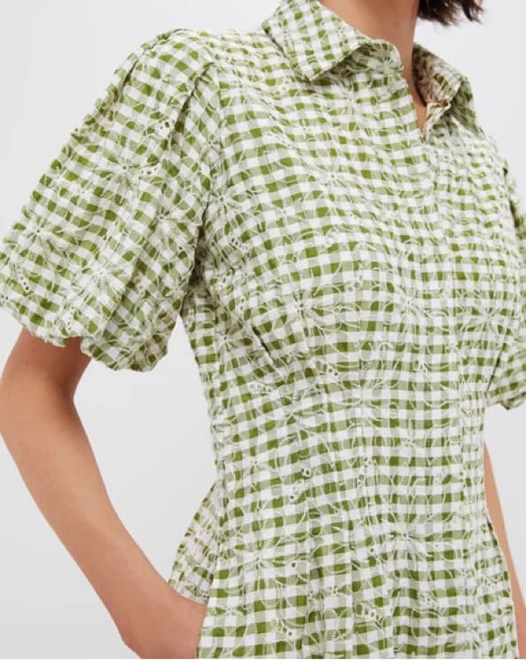 Tuckernuck Green Delaney Mini Dress - Image 4