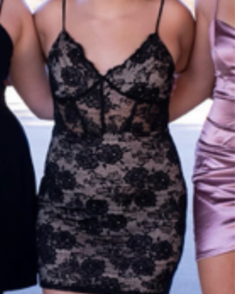 Lace Bodycon Dress - Image 3