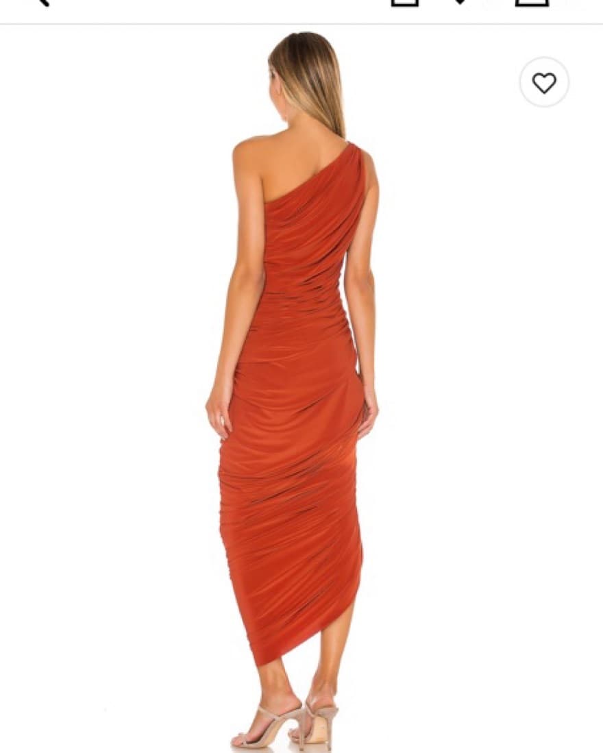 Normal Kamali Burnt Orange Midi Dress   - Image 3