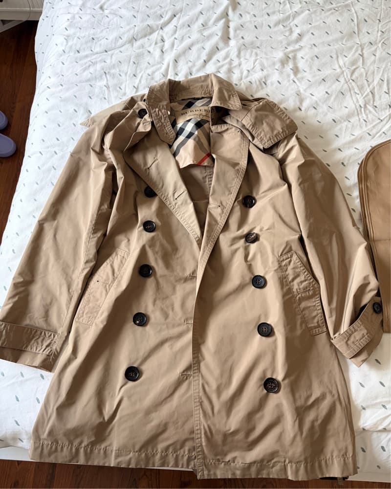 Classic Burberry Trench Coat - Image 1