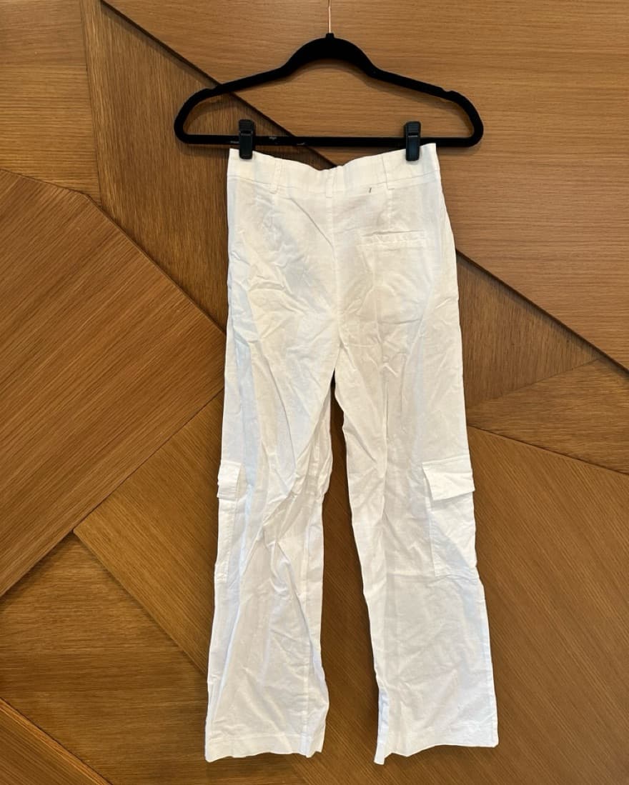 White Linen Cargo - Image 3