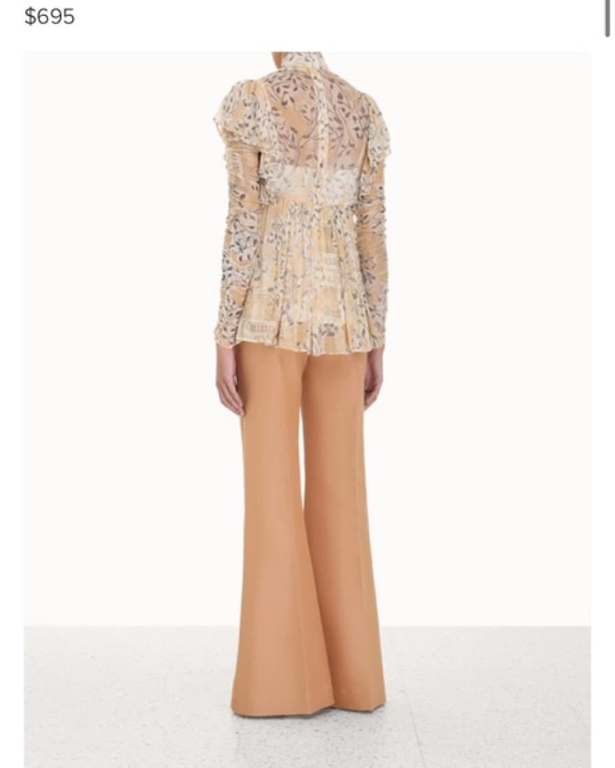 “Book Cover” Blouse With Pearl Buttons  - Image 2