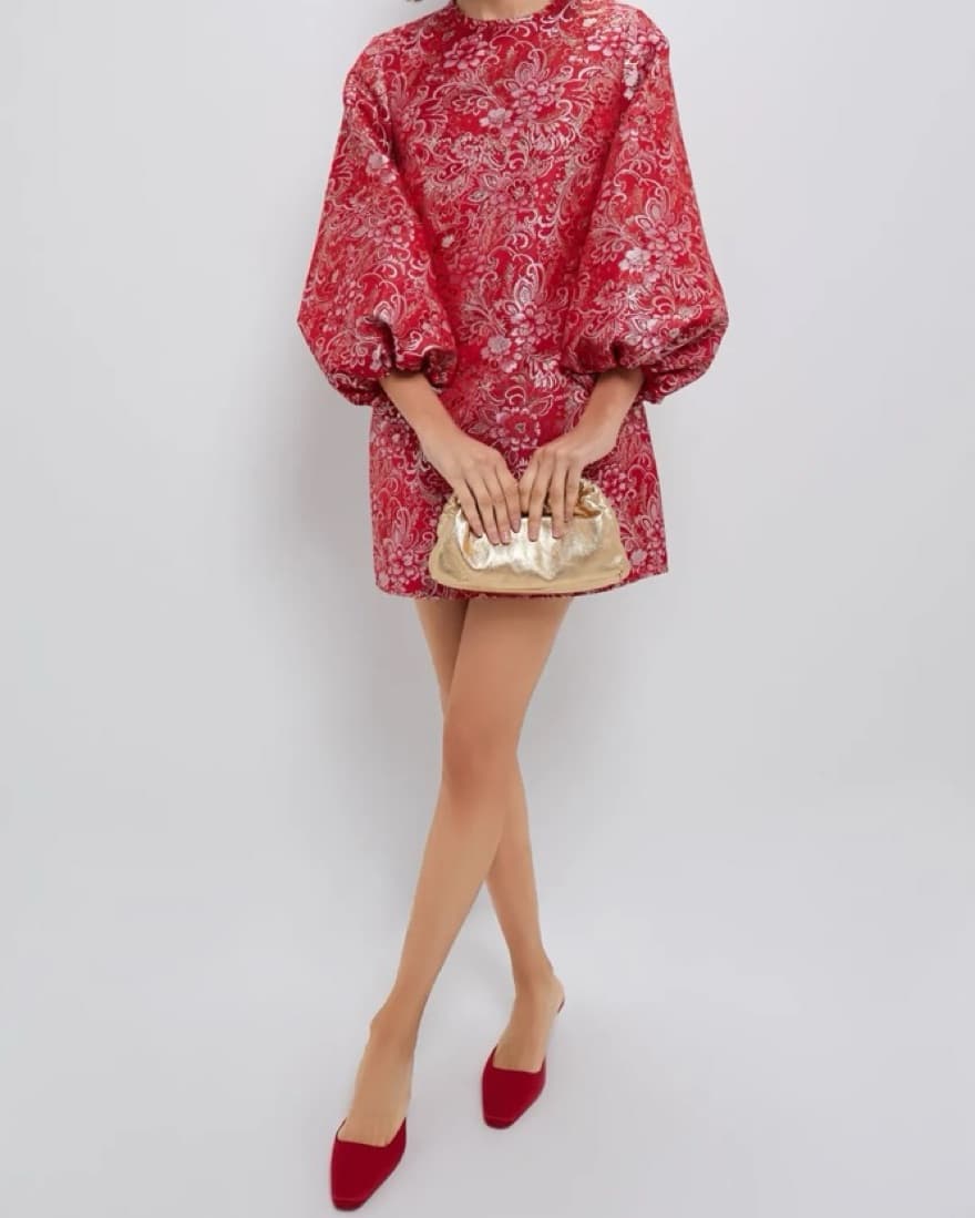 Hyacinth House Jacquard Dress - Image 2