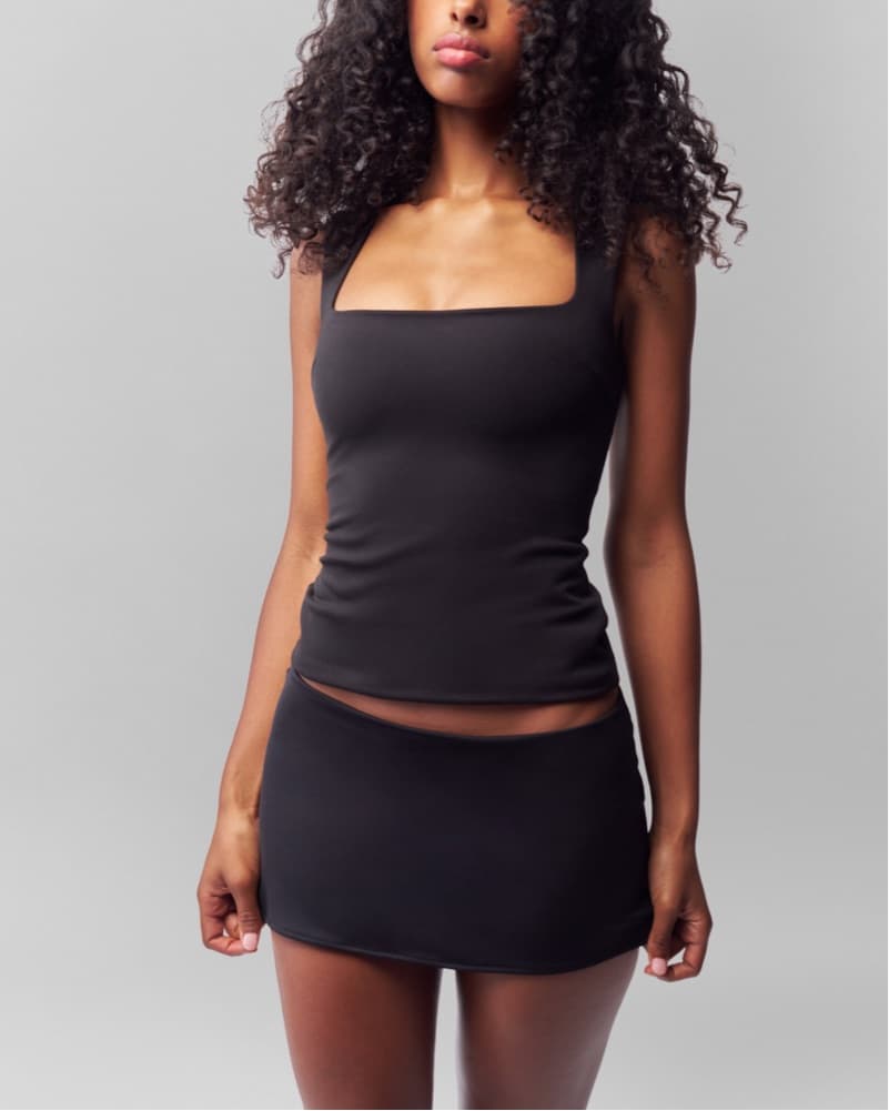 Danielle Guizio Black Micro Mini Skirt - Image 1