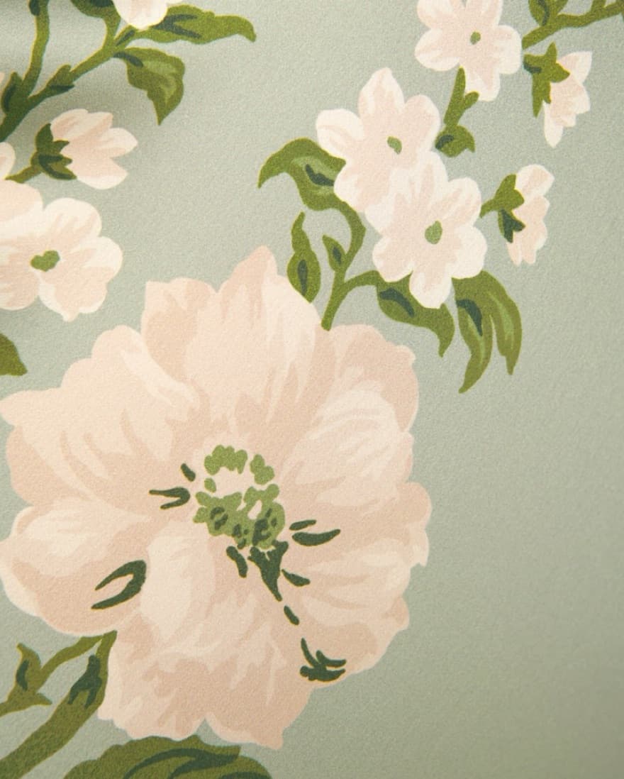 Reformation Veria Floral Green Dress - Image 6