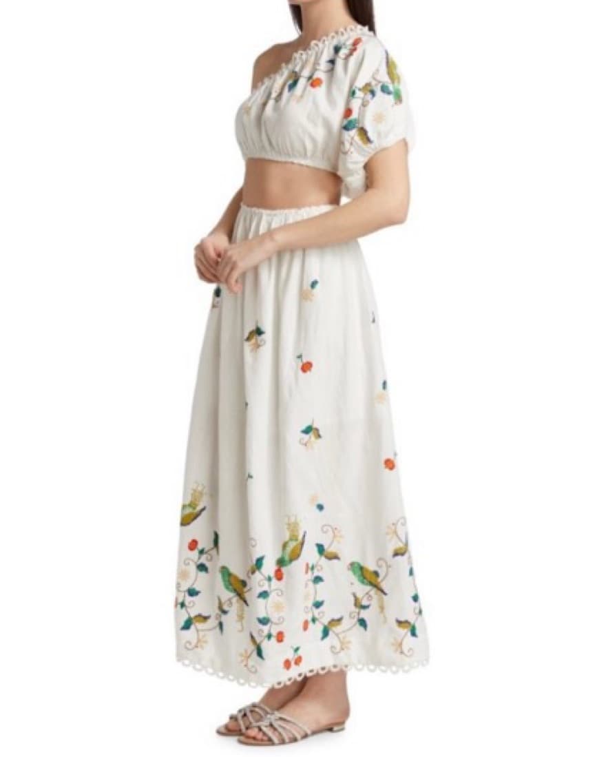 Farm Rio Pitanga One Shoulder Maxi Dress - Image 3