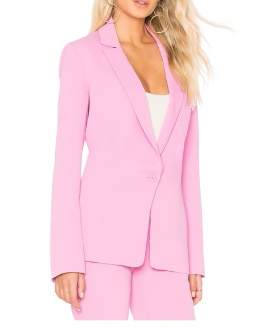 Amanda Uprichard Blazer in sweet pink - Image 1
