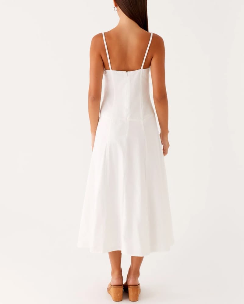 White Midi Dress - Image 2