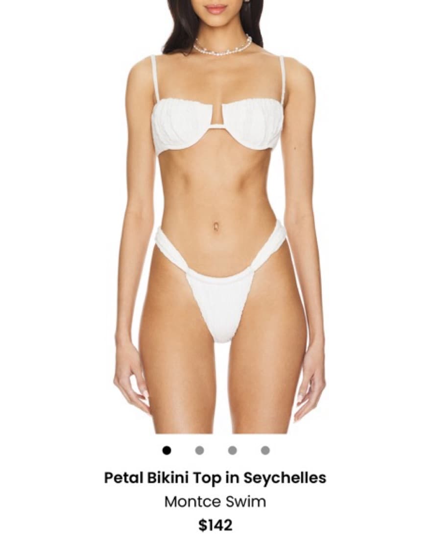 Montce White Bikini - Image 1