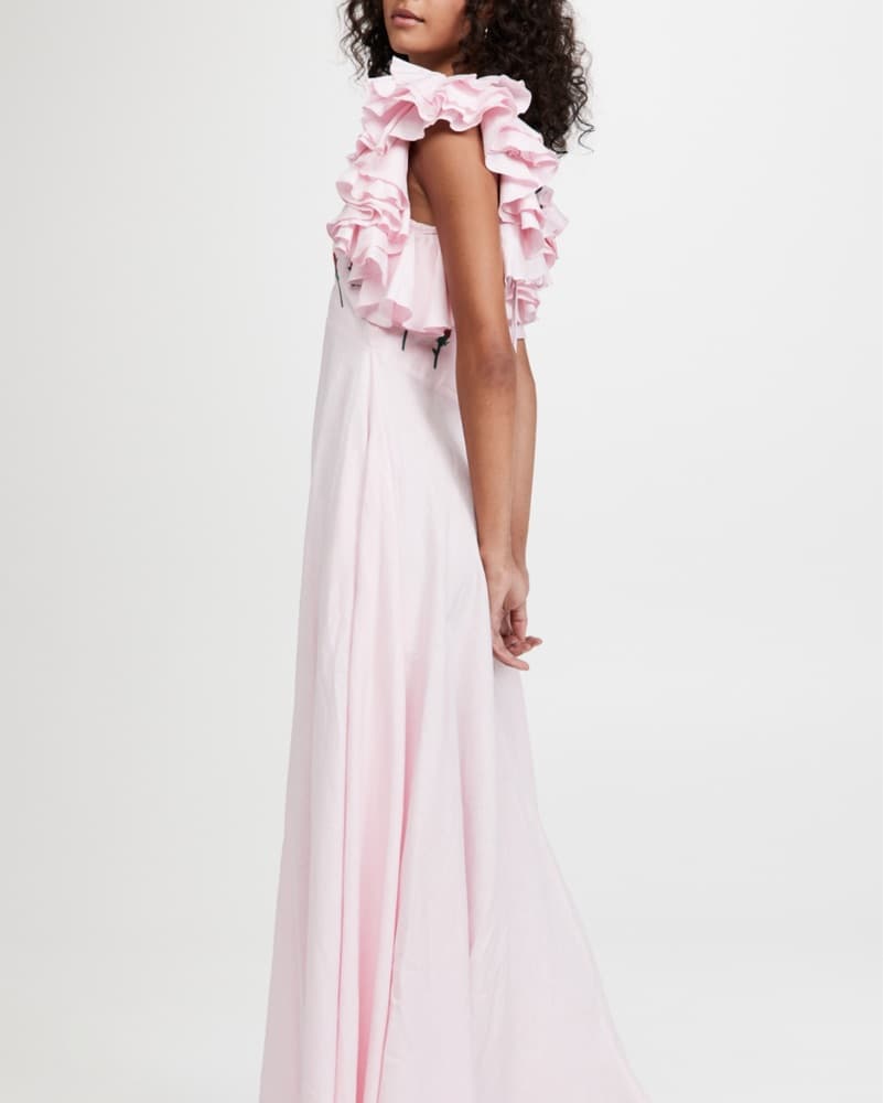 Fanm Mon Demre Maxi Dress In Pink - Image 3