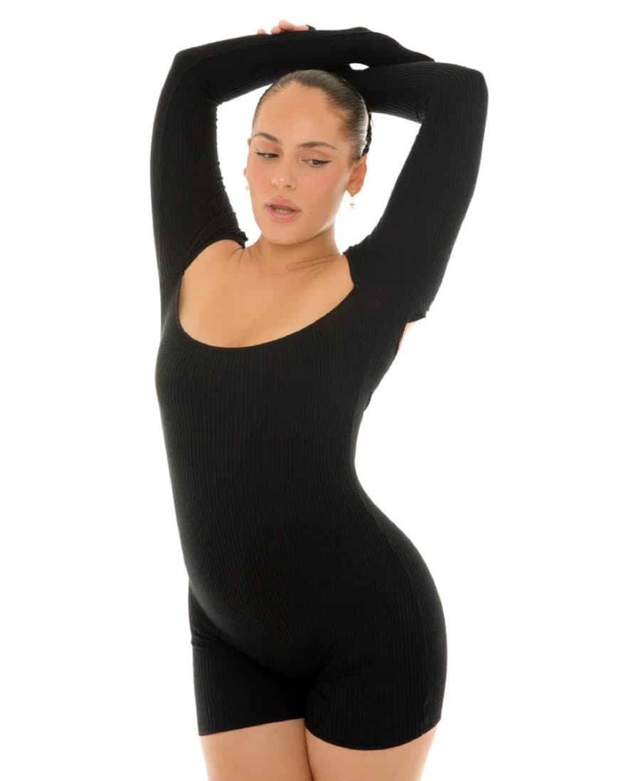 Are You Am I Black Body Suit - Image 4