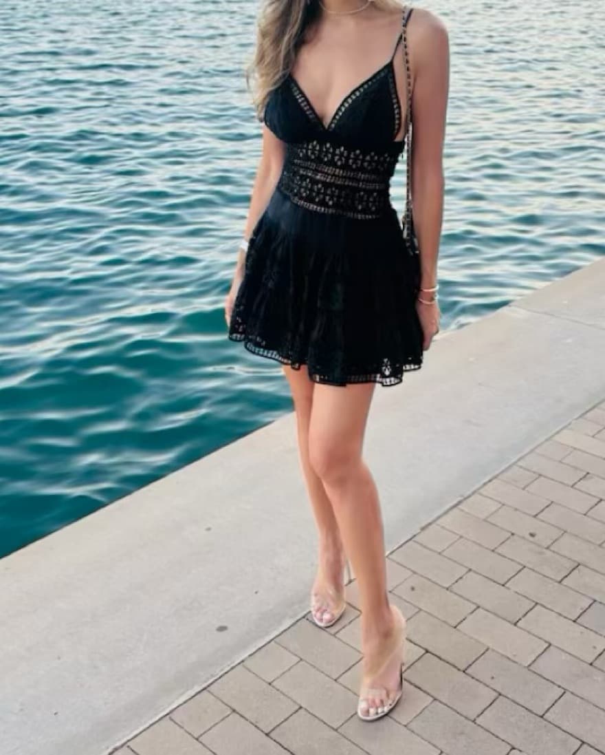 CHARO RUIZ IBIZA ISCA DRESS BLACK - Image 6
