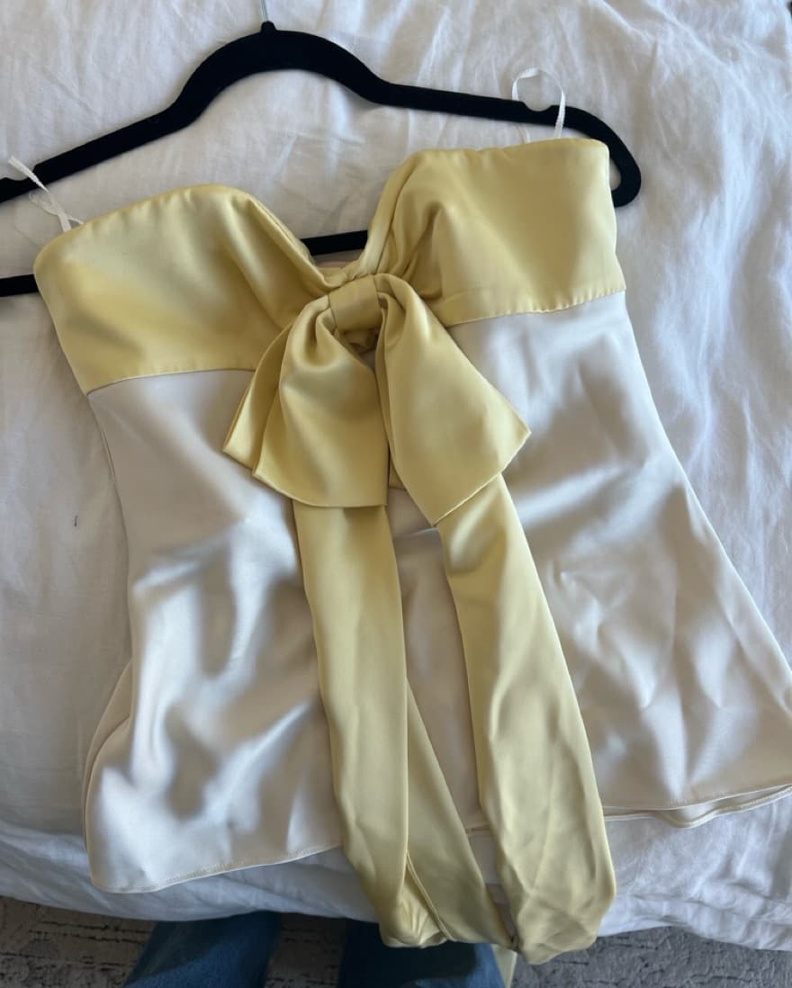 Helsa Elisabetta Bow Top - Image 2