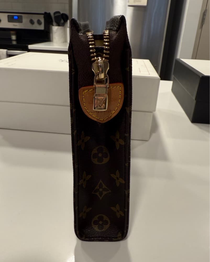 Monogram LV Canvas Zip Pouch - Image 3