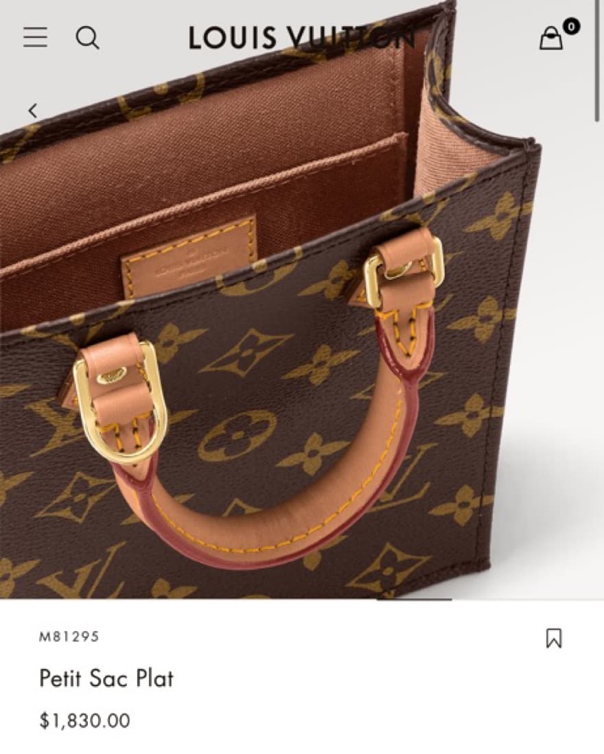 Louis Vuitton Petit Sac Plat - Image 5