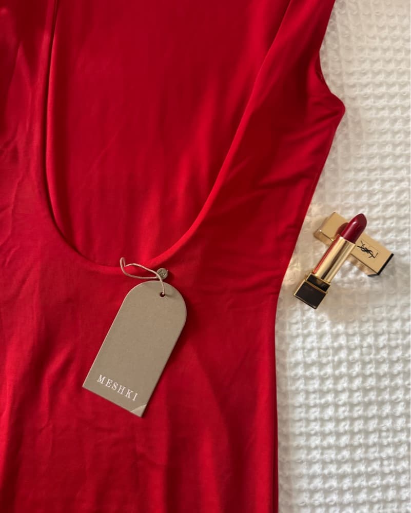 Meshki Bronte Rose Mini Dress - Image 4